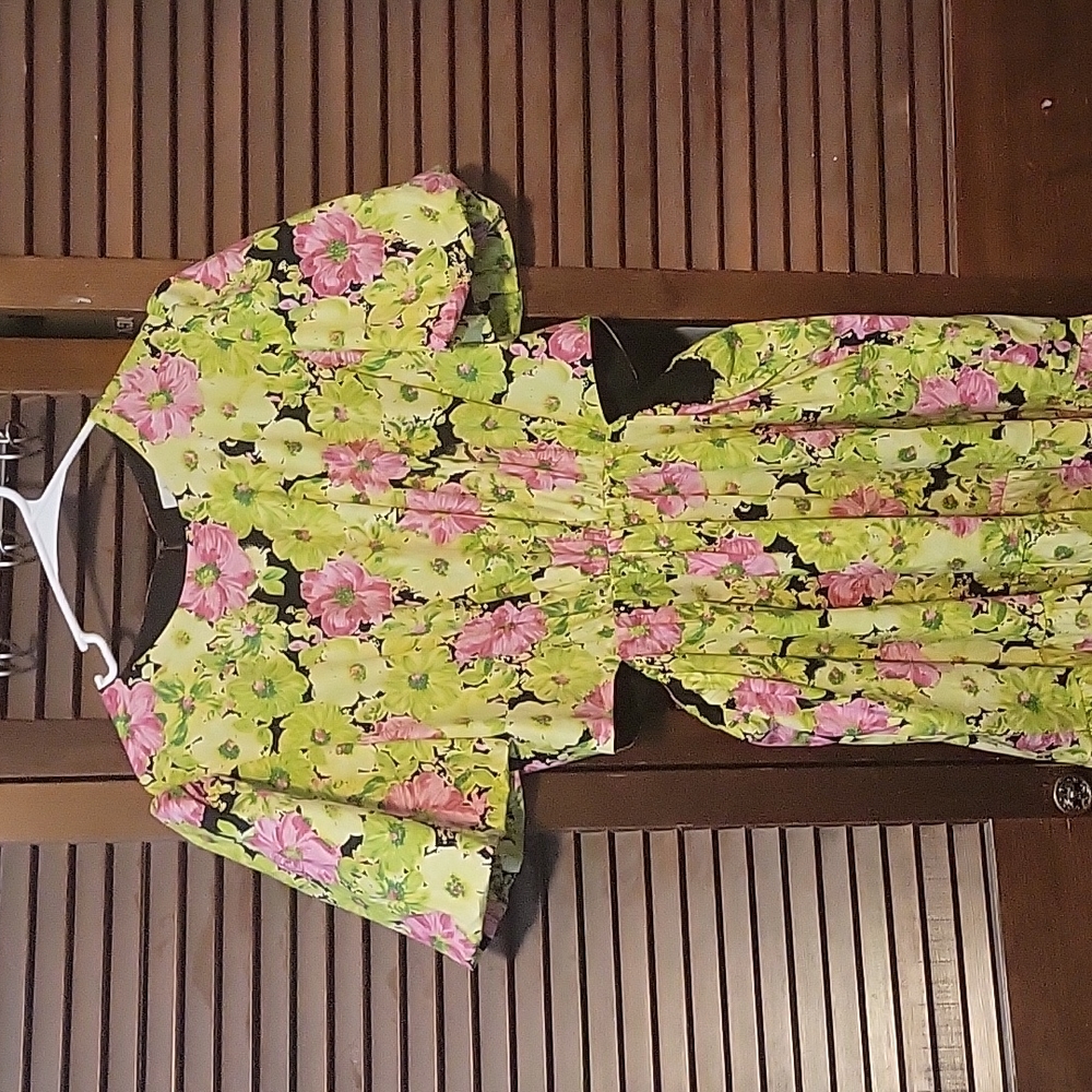 Large floral WAYF maxi dress
